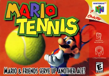 Mario Tennis (USA) (Wii Virtual Console) box cover front